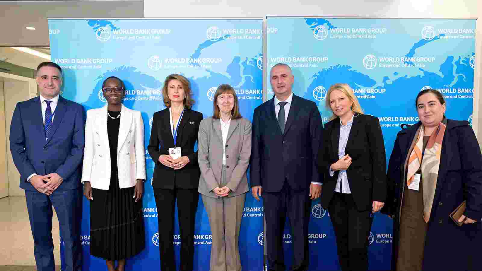 Natia Turnava and Lasha Khutsishvili Meet with the World Bank Vice President and Executive Director for Europe and Central Asia