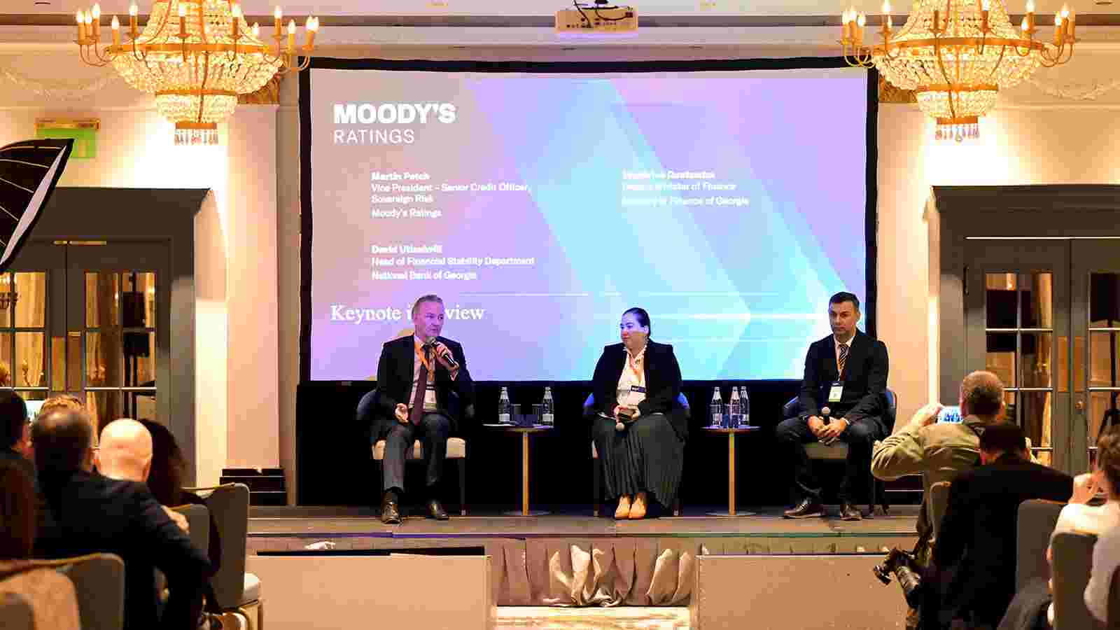 სარეიტინგო სააგენტო Moody’s-მა ეროვნულ ბანკთან თანამშრომლობით თბილისში საერთაშორისო კონფერენციას უმასპინძლა