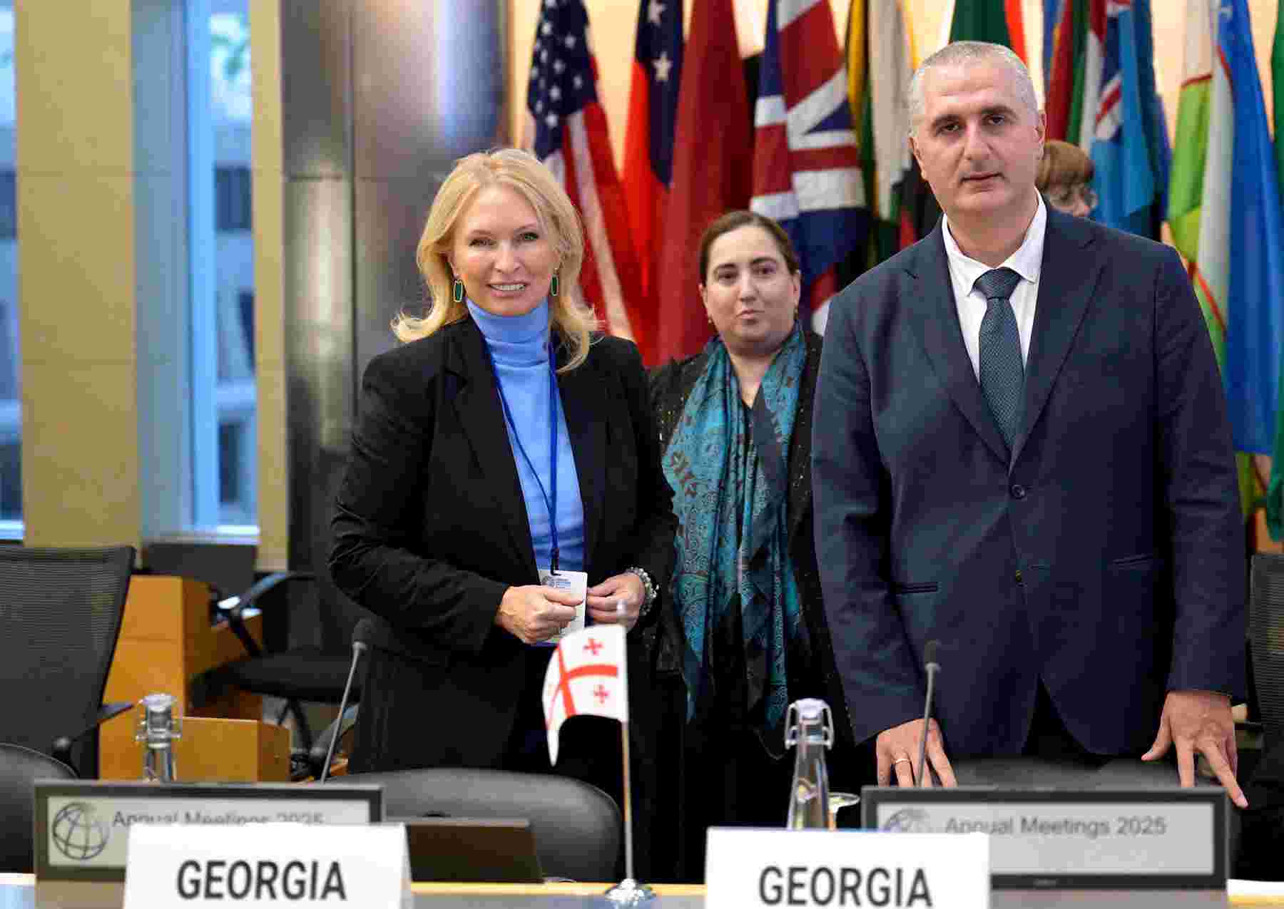 Natia Turnava: “We had very productive and high-level meetings within the framework of the IMF and World Bank Annual Meetings”