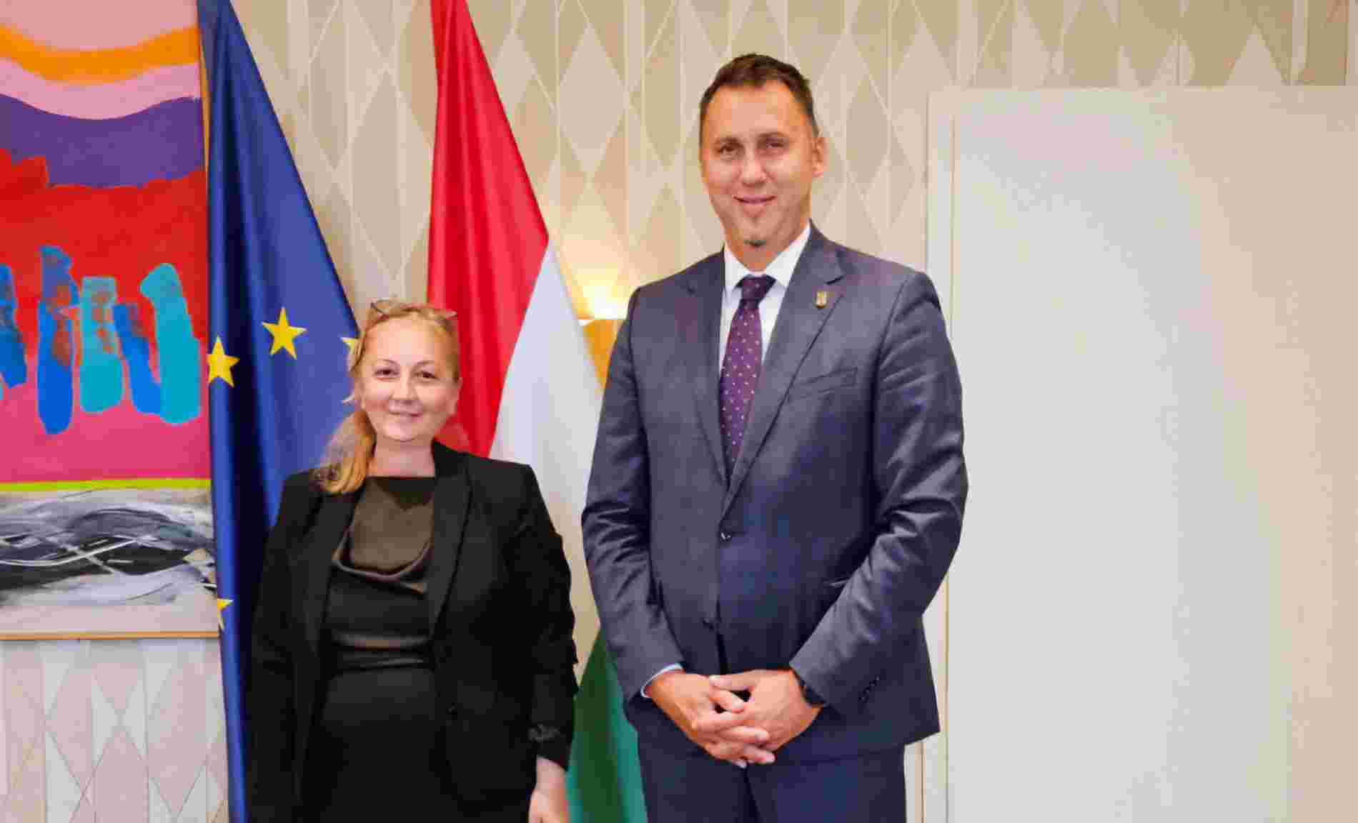 Ekaterine Galdava Meets with Deputy Governor of the Central Bank of Hungary