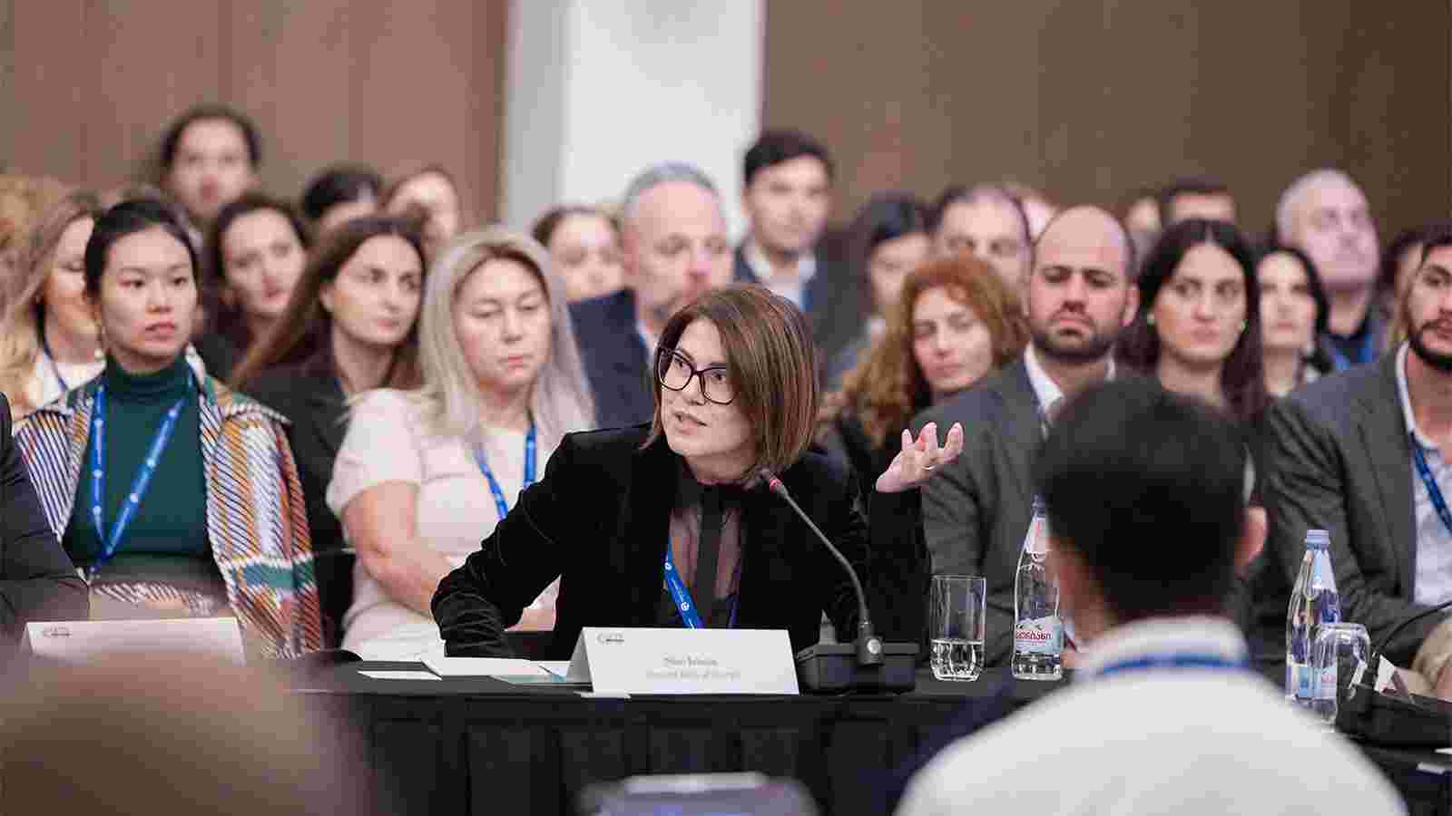 სებ-ის ვიცე-პრეზიდენტმა ნინო ჯელაძემ GFTN - ის ფარგლებში პანელურ დისკუსიაში მიიღო მონაწილეობა