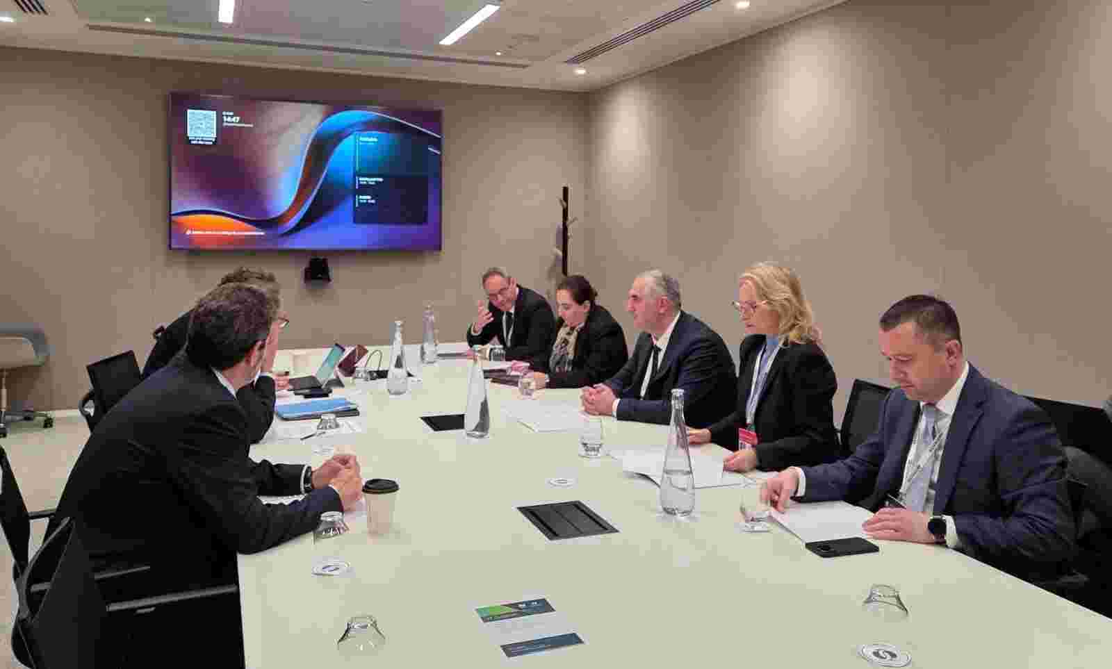 Natia Turnava Meets with Matteo Patrone, EBRD Vice President for Europe and Caucasus