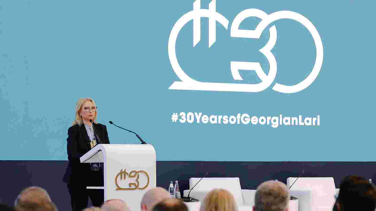 ნათია თურნავა - ვულოცავ ლარის 30 წლის იუბილეს სრულიად საქართველოს -  ლარი თითოეული ჩვენგანისთვის თავისუფლების, ერთიანობისა და ეროვნული იდენტობის სიმბოლოა