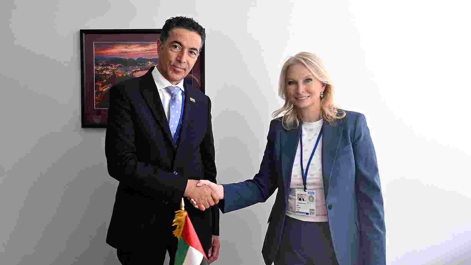 ნათია თურნავა არაბთა გაერთიანებული საამიროების ცენტრალური ბანკის პრეზიდენტს შეხვდა