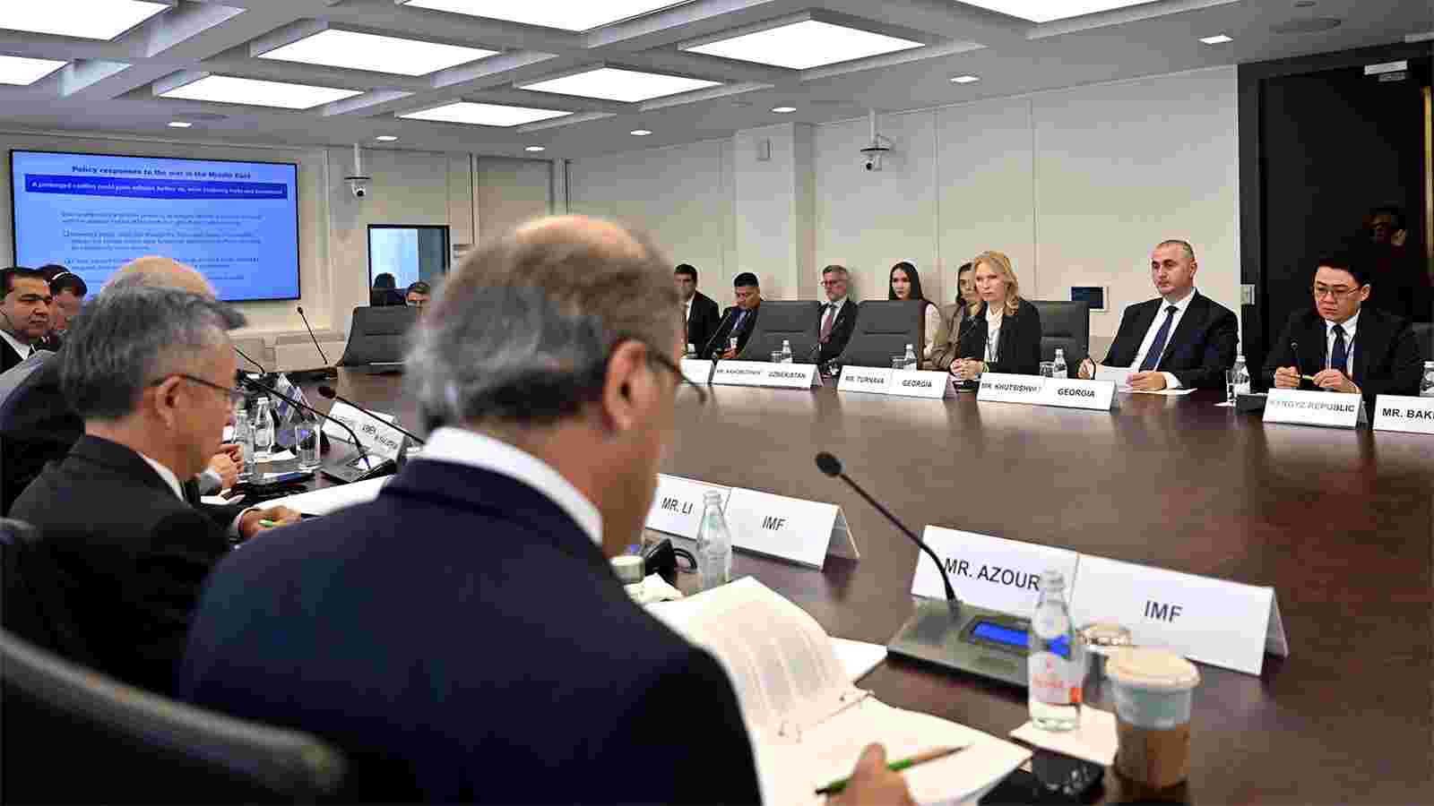 ნათია თურნავამ და ლაშა ხუციშვილმა საერთაშორისო სავალუტო ფონდის მრგვალ მაგიდაში მიიღეს მონაწილეობა