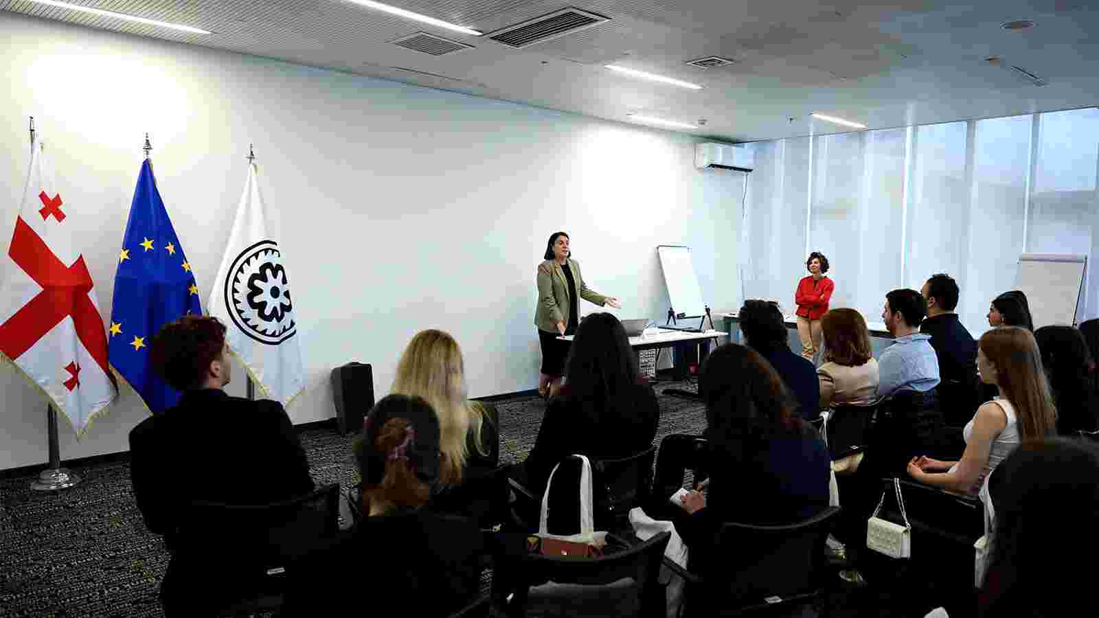 National Bank of Georgia Hosts Educational Meeting for Students of the Europe Business Association Youth Academy