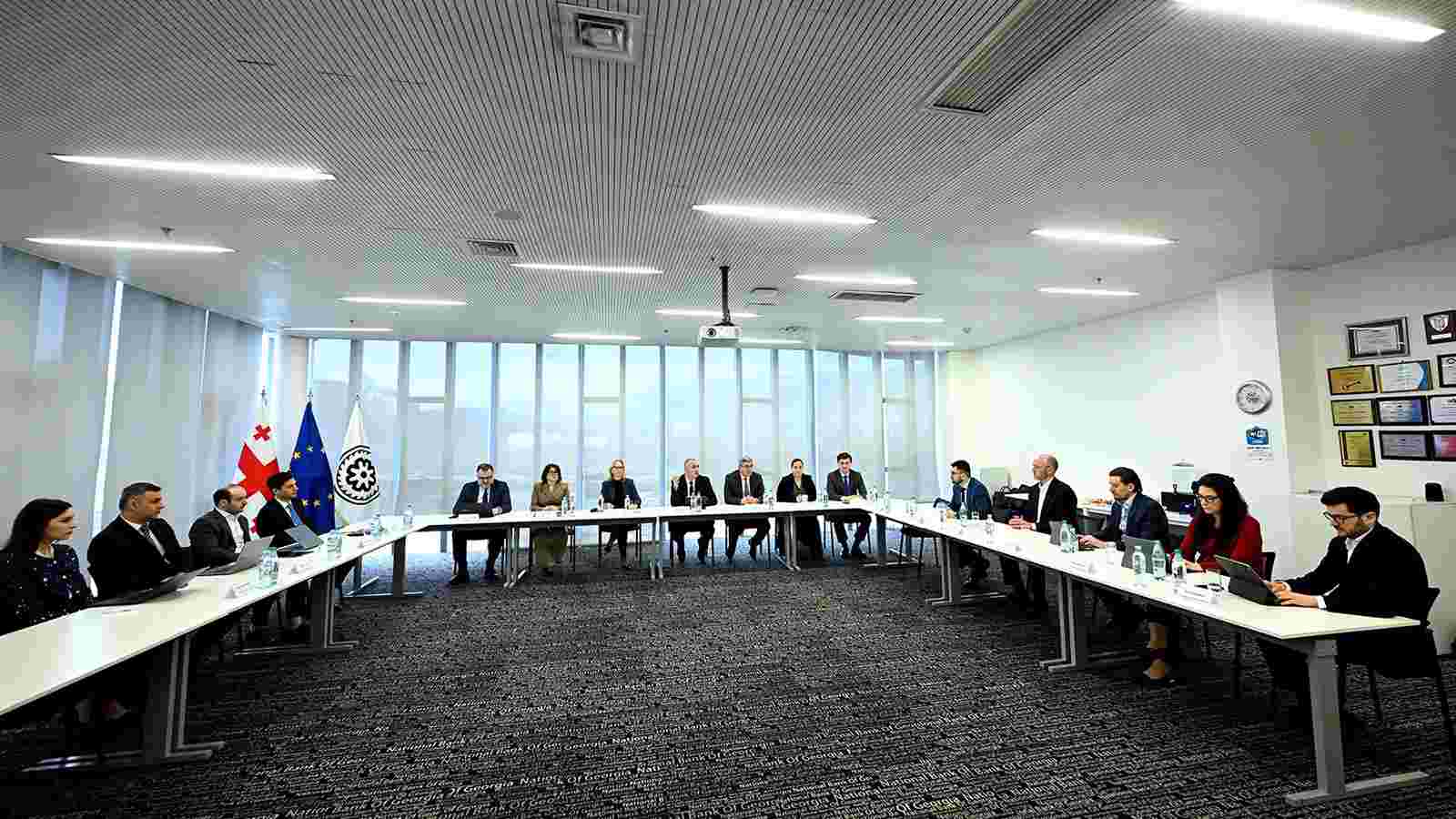 ნათია თურნავა და ლაშა ხუციშვილი ამერიკელ და ბრიტანელ ინვესტორთა დელეგაციას შეხვდნენ