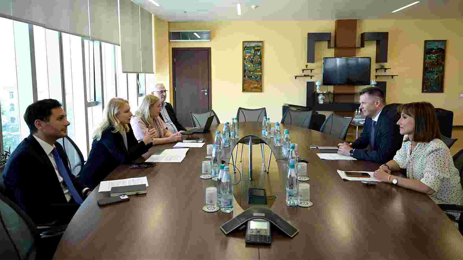 ნათია თურნავა Visa-ს უფროს ვიცე-პრეზიდენტს შეხვდა