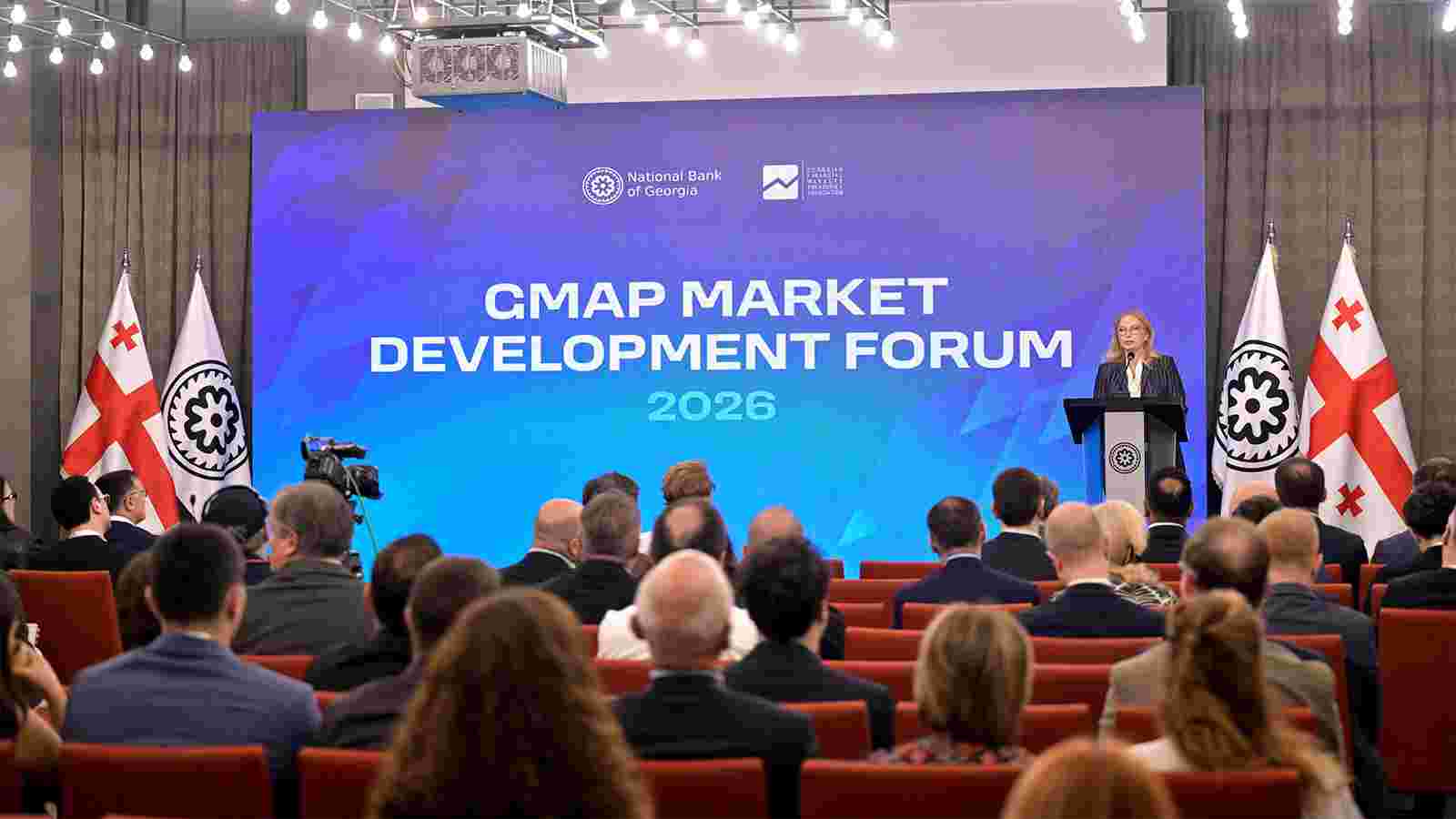საქართველოს ეროვნულმა ბანკმა და საქართველოს ფინანსური ბაზრების ხაზინების ასოციაციამ Nasdaq-თან პარტნიორობით „GMAP ბაზრის განვითარების ფორუმს“ უმასპინძლეს