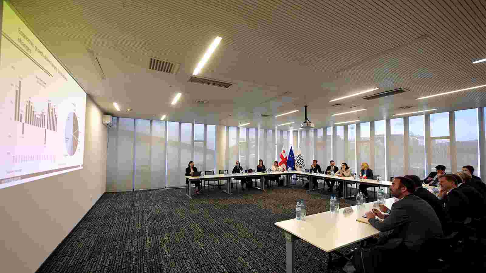 ნათია თურნავა საფრანგეთის ბიზნეს გაერთიანების დელეგაციას შეხვდა