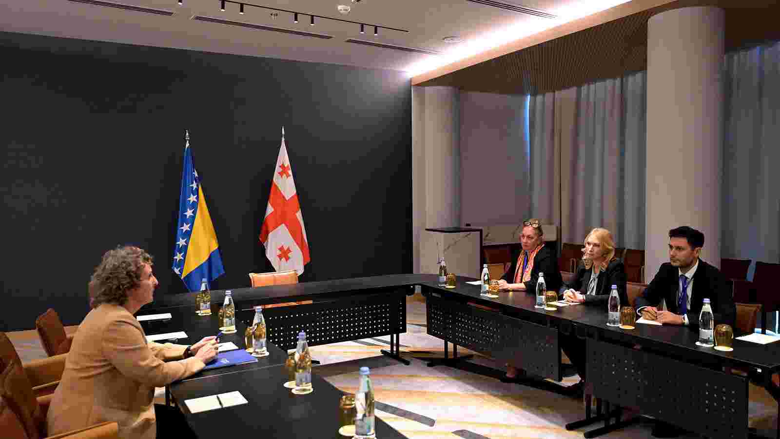 Natia Turnava Meets with Jasmina Selimović, Governor of the Central Bank of Bosnia and Herzegovina